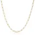 Paperclip Design 925 Silver Chain Necklace