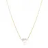 Mother Of Pearl Heart 925 Sterling Silver Necklace