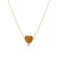Tiger Eye Heart 925 Sterling Silver Necklace Tiger Eye Heart 925 Sterling Silver Necklace