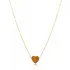 Tiger Eye Heart 925 Sterling Silver Necklace