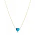 Turquoise Heart 925 Sterling Silver Necklace