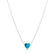 Turquoise Heart 925 Sterling Silver Necklace Turquoise Heart 925 Sterling Silver Necklace