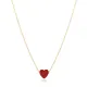 Turkish Garnet Heart 925 Sterling Silver Necklace Turkish Garnet Heart 925 Sterling Silver Necklace