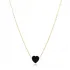 Turkish Onyx Heart 925 Sterling Silver Necklace