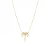 Plain Palm Tree 925 Sterling Silver Necklace