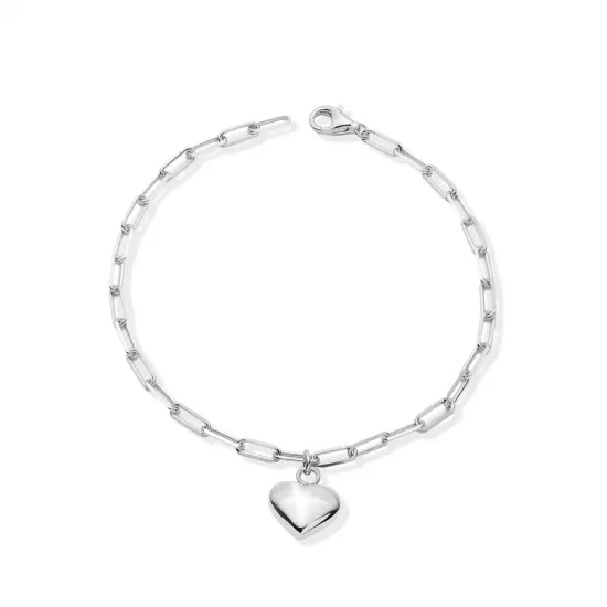 Turkish Heart Shape 925 Sterling Silver Anklet