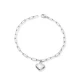 Turkish Heart Shape 925 Sterling Silver Anklet