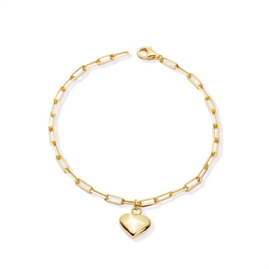 Turkish Heart Shape 925 Sterling Silver Anklet