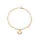 Turkish Heart Shape 925 Sterling Silver Anklet