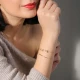 Love Letter Plain 925 Sterling Silver Bracelet - Sade 925 Silver Jewelry
