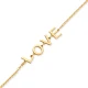 Love Letter Plain 925 Sterling Silver Bracelet - Sade 925 Silver Jewelry