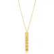 Long Bar Love Message Charm Necklace Long Bar Love Message Charm Necklace
