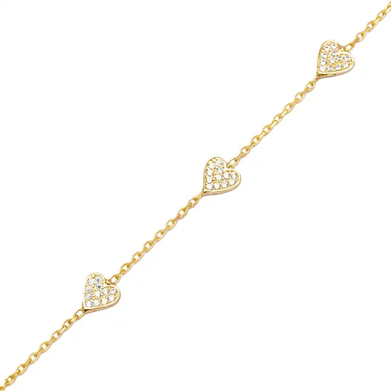 6mm Heart Design Clear Zircon Stone Charm Woman Bracelet 925 Sterling Silver Jewelry 6mm Heart Design Clear Zircon Stone Charm Woman Bracelet 925 Sterling Silver Jewelry