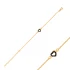 New Arrival Black CZ Heart 925 Sterling Silver Bracelet