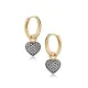 Turkish Heart Dangle 925 Silver Earrings