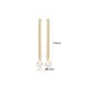 CZ Peral Long 925 Sterling Silver Earrings CZ Peral Long 925 Sterling Silver Earrings