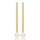 CZ Peral Long 925 Sterling Silver Earrings CZ Peral Long 925 Sterling Silver Earrings