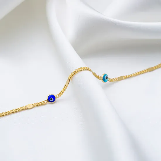 Colorful Evil Eye Gourmet Chain Bracelet Wholesale Turkish 925 Sterling Silver Jewelry Colorful Evil Eye Gourmet Chain Bracelet Wholesale Turkish 925 Sterling Silver Jewelry