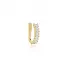 Baguette CZ Cartilage 925 Silver Earrings