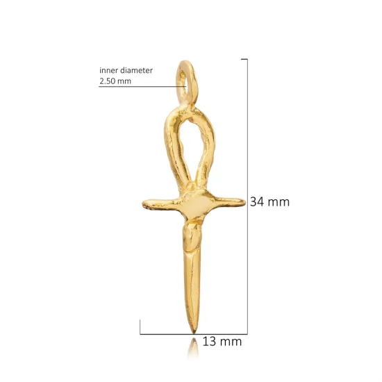 Egyptian Ankh Symbol 925 Sterling Silver Pendant Egyptian Ankh Symbol 925 Sterling Silver Pendant