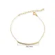 Plain Long Bar Chain Silver Charm Bracelet Plain Long Bar Chain Silver Charm Bracelet