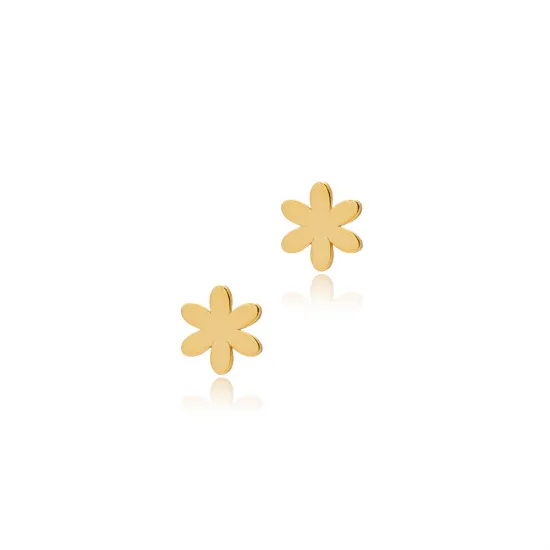 Flower Tiny 925 Sterling Silver Earrings