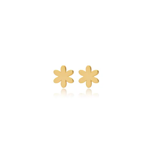 Flower Tiny 925 Sterling Silver Earrings