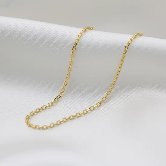 40 Forse Chain 925 Sterling Silver Necklace - Sade 925 Silver Jewelry