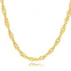 Twist Rope Design Chain Silver Necklace Twist Rope Design Chain Silver Necklace