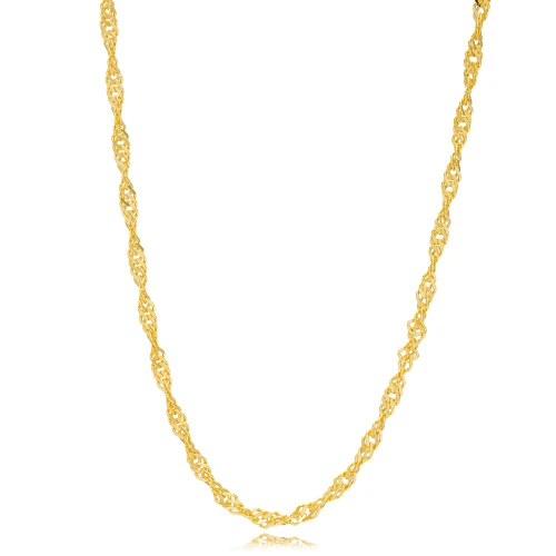 Twist Rope Chain 925 Sterling Silver Necklace
