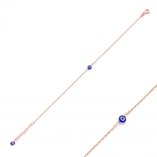 Tiny Evil Eye 925 Sterling Silver Bracelet Tiny Evil Eye 925 Sterling Silver Bracelet