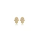 Hamsa Minimalist 925 Sterling Silver Earrings