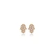 Hamsa Minimalist 925 Sterling Silver Earrings