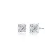 CZ 5mm Round 925 Sterling Silver Earrings