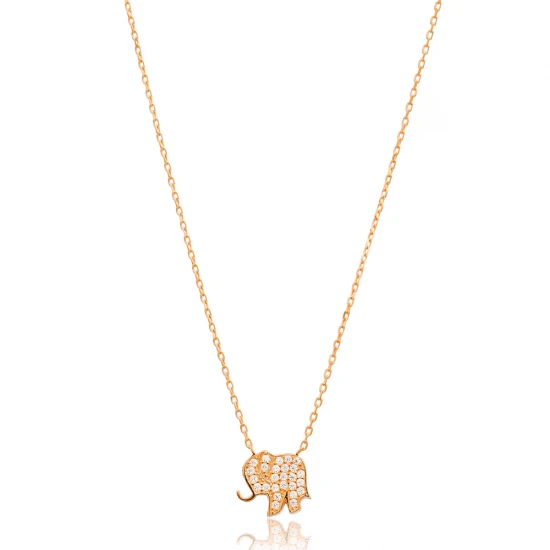 Minimalist Elephant Pendant in 925 Sterling Silver Minimalist Elephant Pendant in 925 Sterling Silver
