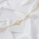 White CZ Four Clover 925 Sterling Silver Bracelet