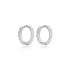 Delicate 13mm Twisted 925 Sterling Silver Earrings