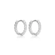Delicate 13mm Twisted 925 Sterling Silver Earrings Delicate 13mm Twisted 925 Sterling Silver Earrings