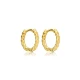 Delicate 13mm Twisted 925 Sterling Silver Earrings Delicate 13mm Twisted 925 Sterling Silver Earrings