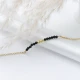 Tiny Black Beads Cute Beaded Sterling Silver Bracelet Tiny Black Beads Cute Beaded Sterling Silver Bracelet
