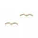 Turkish Wave CZ 925 Sterling Silver Earrings