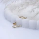 Turkish Wave CZ 925 Sterling Silver Earrings