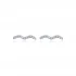 Turkish Wave CZ 925 Sterling Silver Earrings