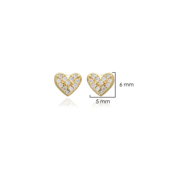 Heart Minimalist 925 Sterling Silver Earrings