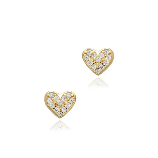 Heart Minimalist 925 Sterling Silver Earrings