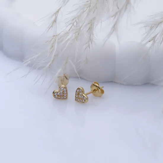 Heart Minimalist 925 Sterling Silver Earrings