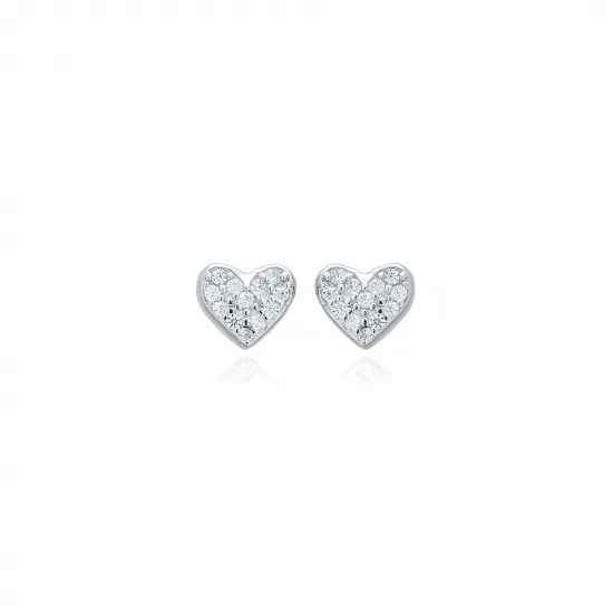 Heart Minimalist 925 Sterling Silver Earrings
