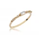 Tiny Baguette CZ 925 Sterling Silver Ring Tiny Baguette CZ 925 Sterling Silver Ring
