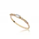 Tiny Baguette CZ 925 Sterling Silver Ring Tiny Baguette CZ 925 Sterling Silver Ring