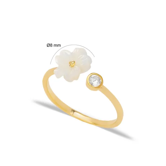 Flower Summer Collection Adjustable Women Silver Ring Flower Summer Collection Adjustable Women Silver Ring